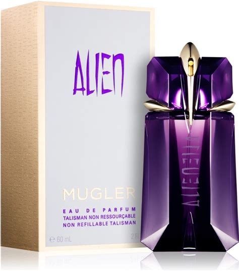 mugler alien eau de parfum natural spray refillable 60ml